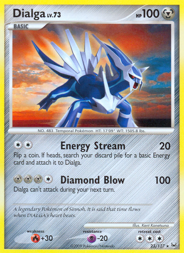 Dialga (23/127) [Platinum: Base Set] - Card Brawlers | Quebec | Canada | Yu-Gi-Oh!
