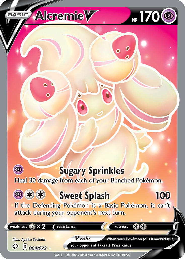 Alcremie V (064/072) [Sword & Shield: Shining Fates] - Card Brawlers | Quebec | Canada | Yu-Gi-Oh!