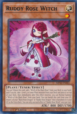 Ruddy Rose Witch [MP22-EN061] Rare - Card Brawlers | Quebec | Canada | Yu-Gi-Oh!