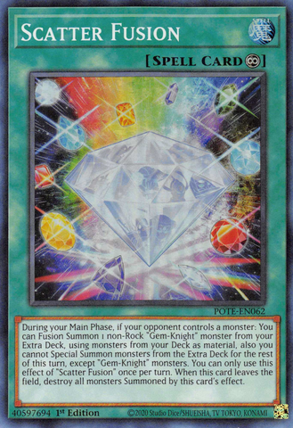 Scatter Fusion [POTE-EN062] Super Rare - Card Brawlers | Quebec | Canada | Yu-Gi-Oh!