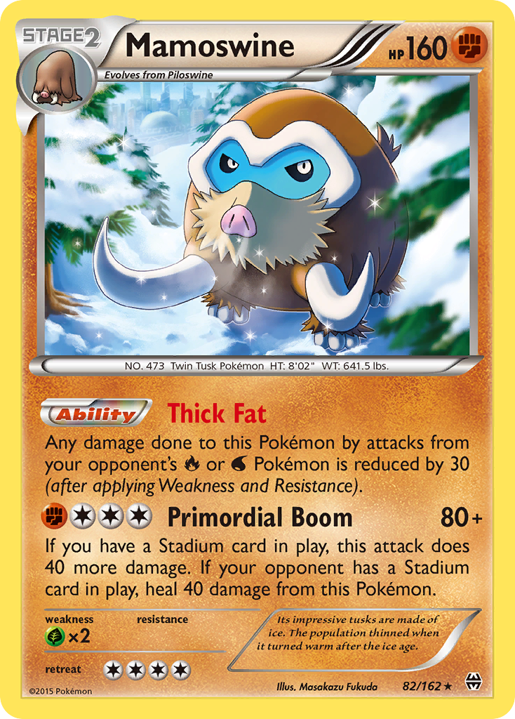 Mamoswine (82/162) [XY: BREAKthrough] - Card Brawlers | Quebec | Canada | Yu-Gi-Oh!