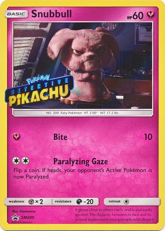Snubbull Detective (SM200) (Pikachu Stamped) [Sun & Moon: Black Star Promos] - Card Brawlers | Quebec | Canada | Yu-Gi-Oh!