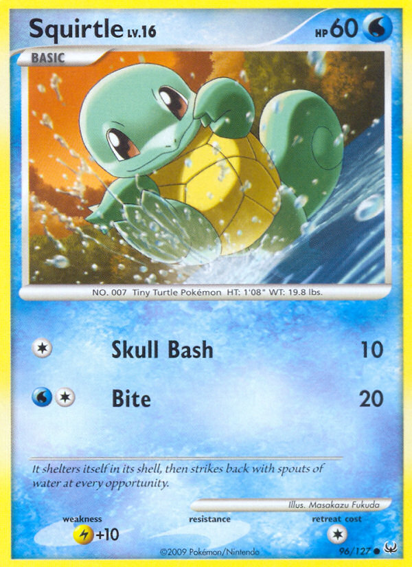 Squirtle (96/127) [Platinum: Base Set] - Card Brawlers | Quebec | Canada | Yu-Gi-Oh!