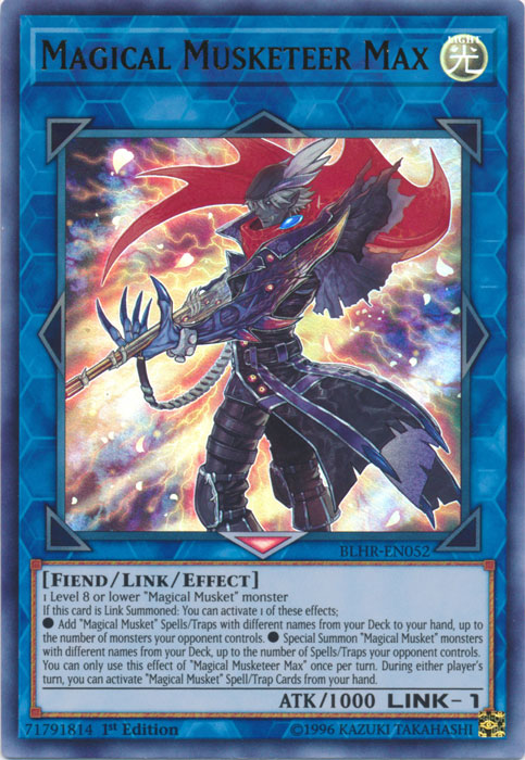 Magical Musketeer Max [BLHR-EN052] Ultra Rare - Card Brawlers | Quebec | Canada | Yu-Gi-Oh!