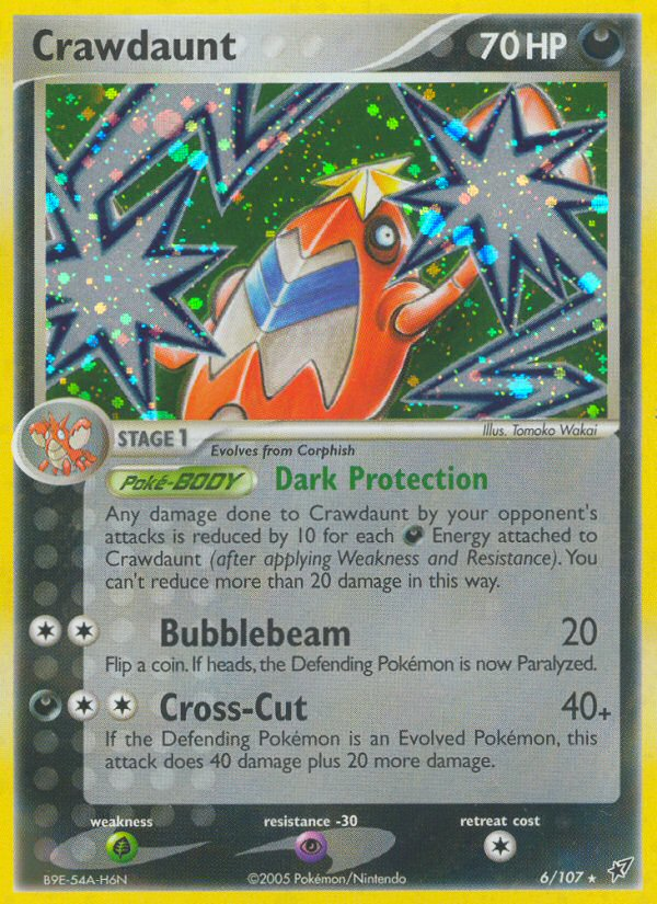 Crawdaunt (6/107) [EX: Deoxys] - Card Brawlers | Quebec | Canada | Yu-Gi-Oh!