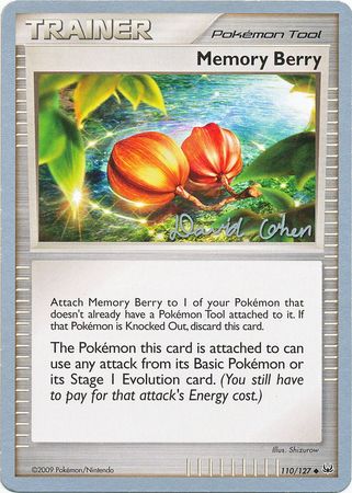 Memory Berry (110/127) (Stallgon - David Cohen) [World Championships 2009] - Card Brawlers | Quebec | Canada | Yu-Gi-Oh!