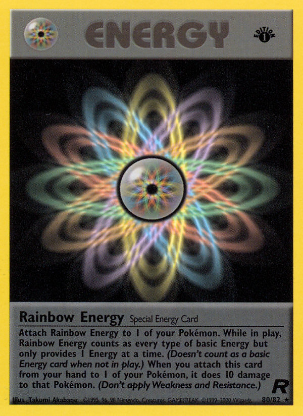 Rainbow Energy (80/82) [Team Rocket 1st Edition] - Card Brawlers | Quebec | Canada | Yu-Gi-Oh!
