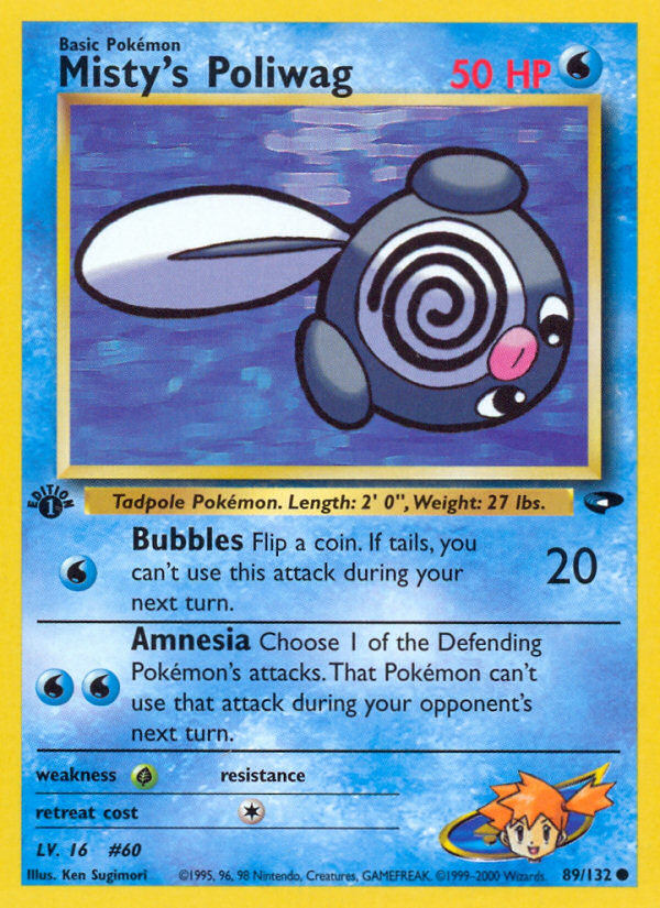 Misty's Poliwag (89/132) [Gym Challenge 1st Edition] - Card Brawlers | Quebec | Canada | Yu-Gi-Oh!