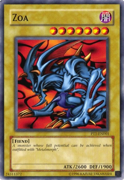 Zoa [PT1-EN001] Common - Yu-Gi-Oh! - Card Brawlers | Quebec | Canada |