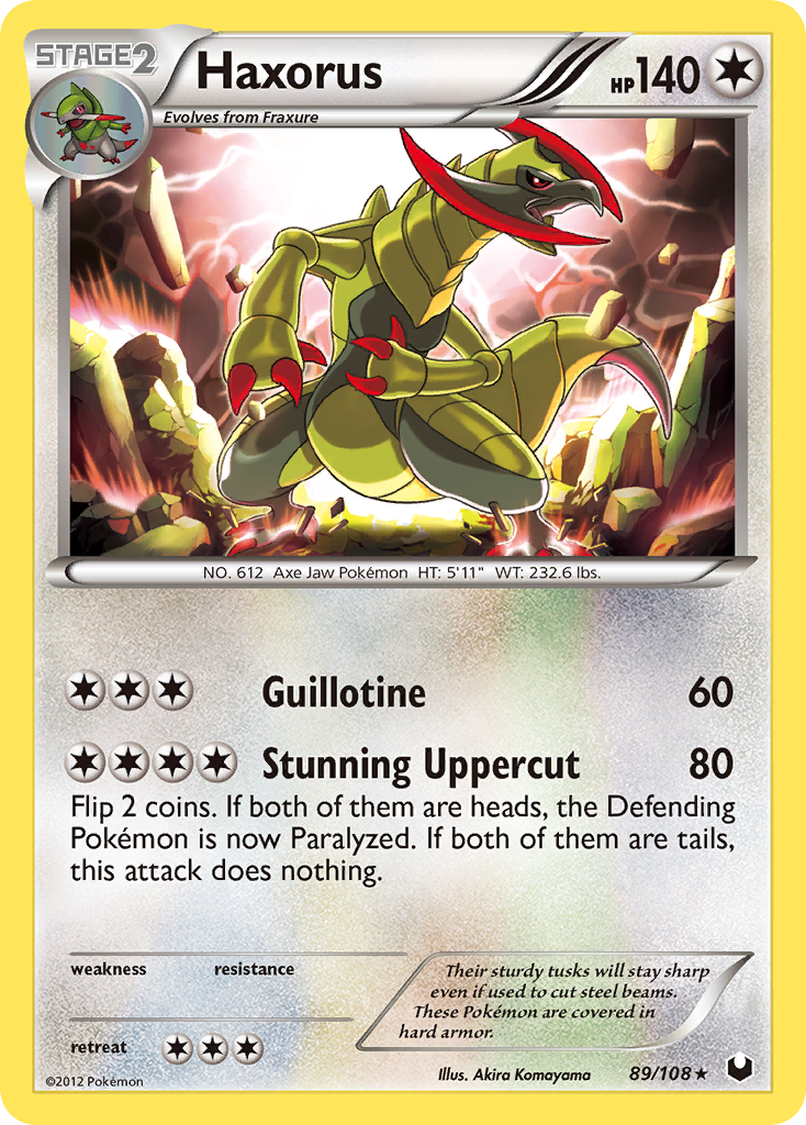 Haxorus (89/108) [Black & White: Dark Explorers] - Card Brawlers | Quebec | Canada | Yu-Gi-Oh!