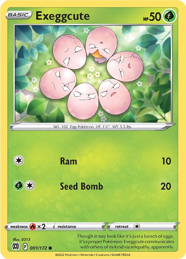 Exeggcute (001/172) [Sword & Shield: Brilliant Stars] - Card Brawlers | Quebec | Canada | Yu-Gi-Oh!