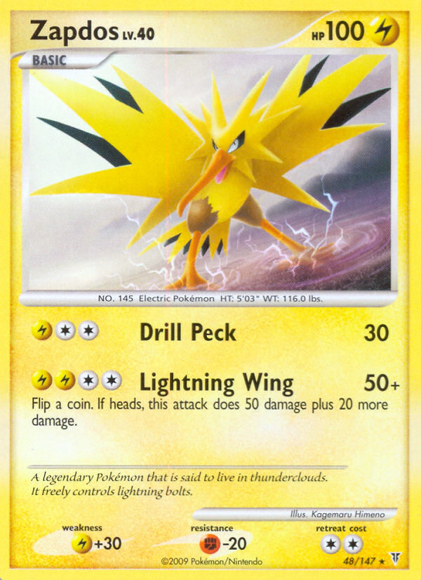 Zapdos (48/147) [Platinum: Supreme Victors] - Card Brawlers | Quebec | Canada | Yu-Gi-Oh!