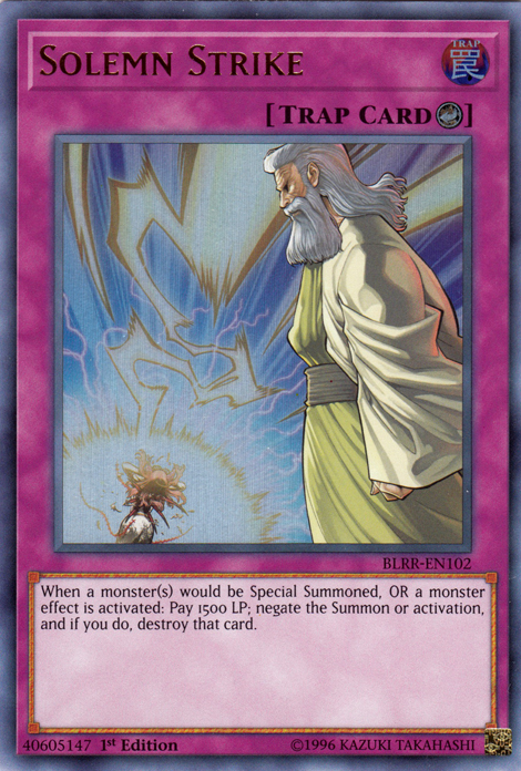 Solemn Strike [BLRR-EN102] Ultra Rare - Card Brawlers | Quebec | Canada | Yu-Gi-Oh!