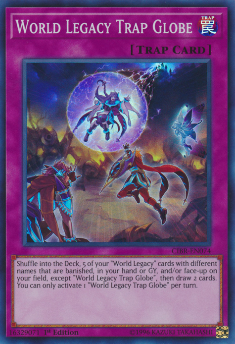 World Legacy Trap Globe [CIBR-EN074] Super Rare - Yu-Gi-Oh! - Card Brawlers | Quebec | Canada |