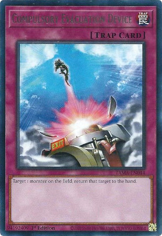 Compulsory Evacuation Device [TAMA-EN044] Rare - Card Brawlers | Quebec | Canada | Yu-Gi-Oh!