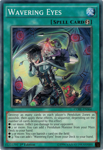 Wavering Eyes [CORE-EN066] Common - Yu-Gi-Oh! - Card Brawlers | Quebec | Canada |