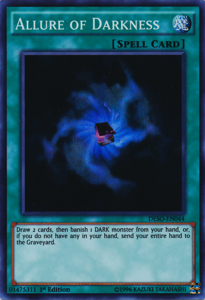 Allure of Darkness [DESO-EN044] Super Rare - Yu-Gi-Oh! - Card Brawlers | Quebec | Canada |