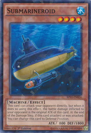 Submarineroid [BP03-EN024] Shatterfoil Rare - Card Brawlers | Quebec | Canada | Yu-Gi-Oh!