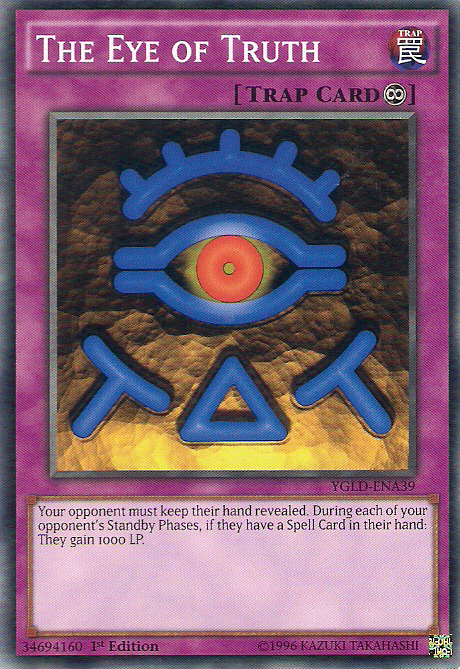 The Eye of Truth [YGLD-ENA39] Common - Yu-Gi-Oh! - Card Brawlers | Quebec | Canada |