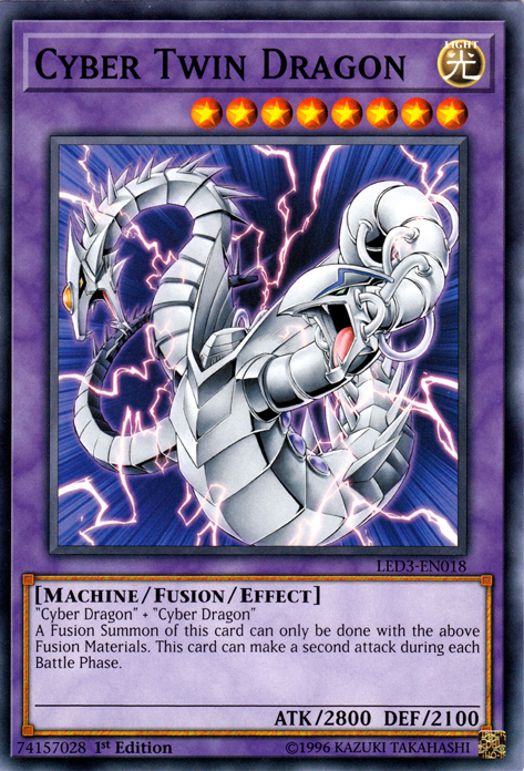 Cyber Twin Dragon [LED3-EN018] Common - Card Brawlers | Quebec | Canada | Yu-Gi-Oh!