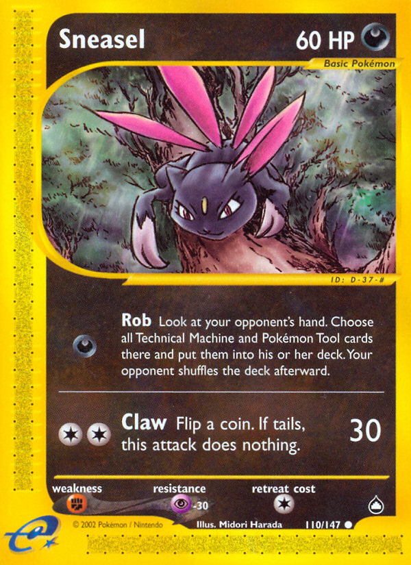 Sneasel (110/147) [Aquapolis] - Card Brawlers | Quebec | Canada | Yu-Gi-Oh!