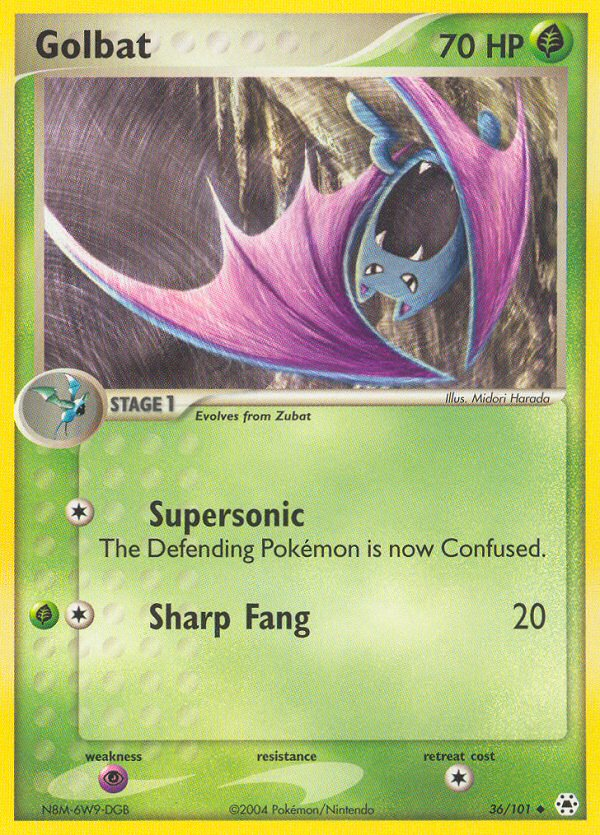 Golbat (36/101) [EX: Hidden Legends] - Card Brawlers | Quebec | Canada | Yu-Gi-Oh!