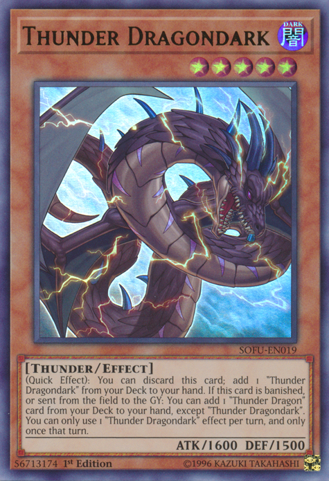Thunder Dragondark [SOFU-EN019] Ultra Rare - Card Brawlers | Quebec | Canada | Yu-Gi-Oh!