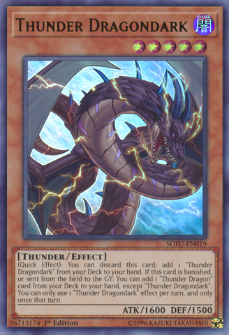 Thunder Dragondark [SOFU-EN019] Ultra Rare - Yu-Gi-Oh! - Card Brawlers | Quebec | Canada |