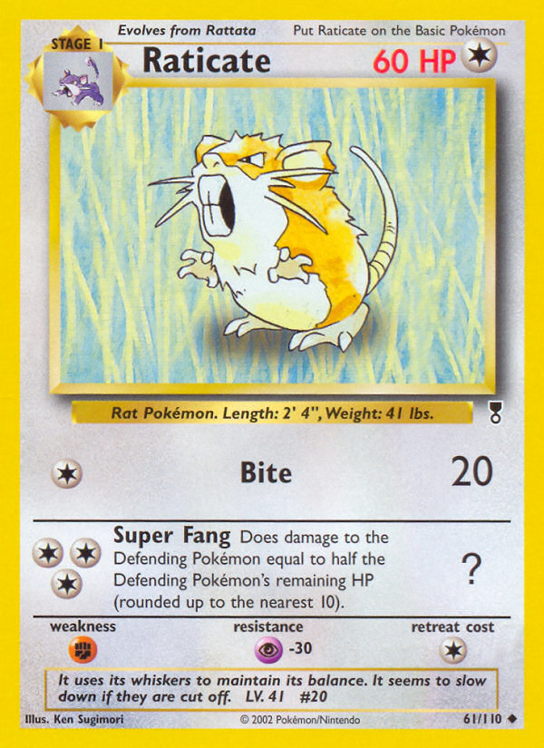 Raticate (61/110) [Legendary Collection] - Card Brawlers | Quebec | Canada | Yu-Gi-Oh!