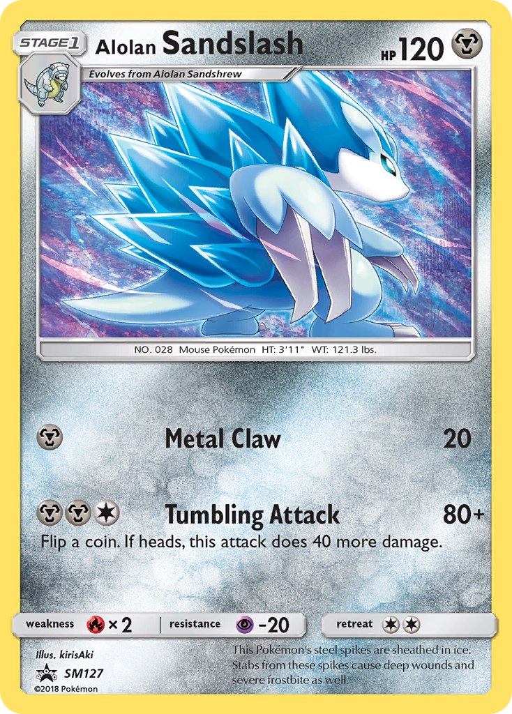 Alolan Sandslash (SM127) [Sun & Moon: Black Star Promos] - Card Brawlers | Quebec | Canada | Yu-Gi-Oh!
