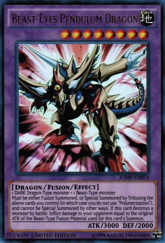 Beast-Eyes Pendulum Dragon [JUMP-EN074] Ultra Rare - Card Brawlers | Quebec | Canada | Yu-Gi-Oh!