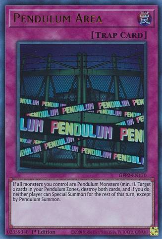 Pendulum Area [GFP2-EN170] Ultra Rare - Card Brawlers | Quebec | Canada | Yu-Gi-Oh!