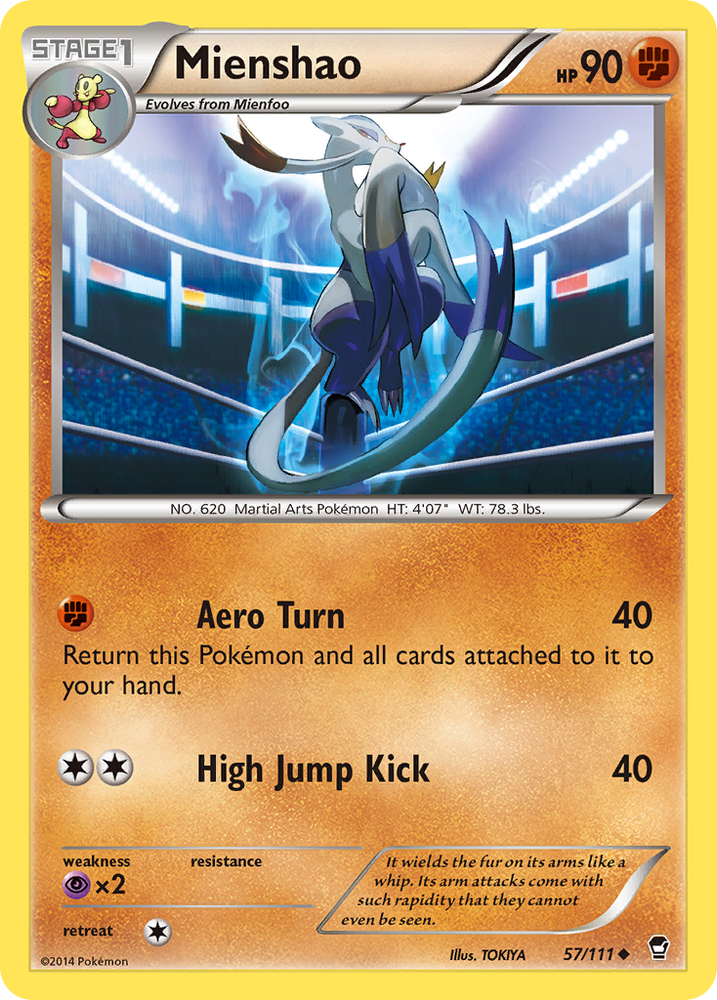 Mienshao (57/111) [XY: Furious Fists] - Card Brawlers | Quebec | Canada | Yu-Gi-Oh!