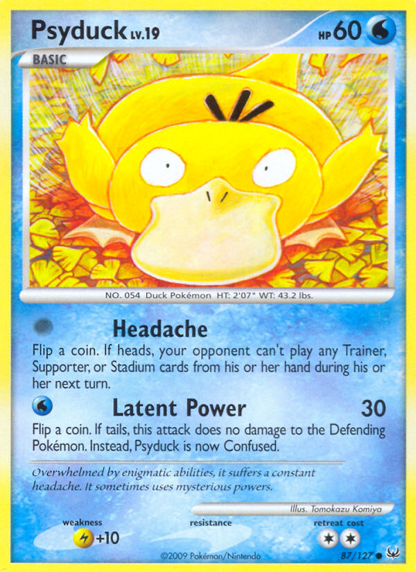 Psyduck (87/127) [Platinum: Base Set] - Card Brawlers | Quebec | Canada | Yu-Gi-Oh!