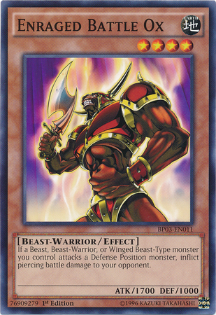 Enraged Battle Ox [BP03-EN011] Common - Yu-Gi-Oh! - Card Brawlers | Quebec | Canada |