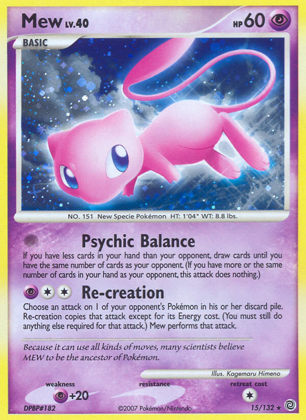 Mew (15/132) [Diamond & Pearl: Secret Wonders] - Card Brawlers | Quebec | Canada | Yu-Gi-Oh!