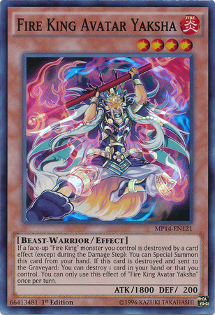 Fire King Avatar Yaksha [MP14-EN121] Super Rare - Card Brawlers | Quebec | Canada | Yu-Gi-Oh!