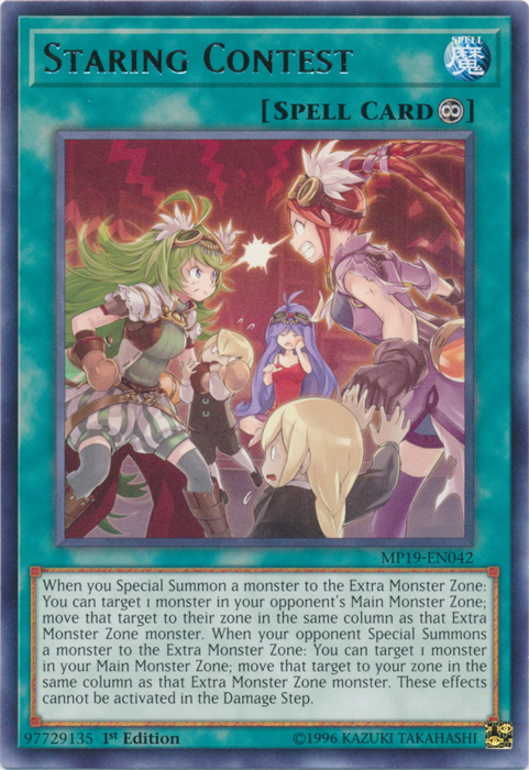 Staring Contest [MP19-EN042] Rare - Card Brawlers | Quebec | Canada | Yu-Gi-Oh!