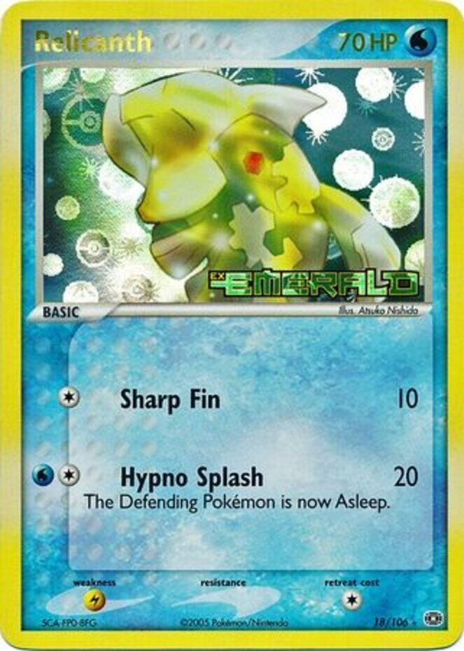 Relicanth (18/106) (Stamped) [EX: Emerald] - Card Brawlers | Quebec | Canada | Yu-Gi-Oh!