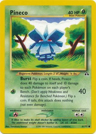 Pineco (61/75) [Neo Discovery Unlimited] - Card Brawlers | Quebec | Canada | Yu-Gi-Oh!