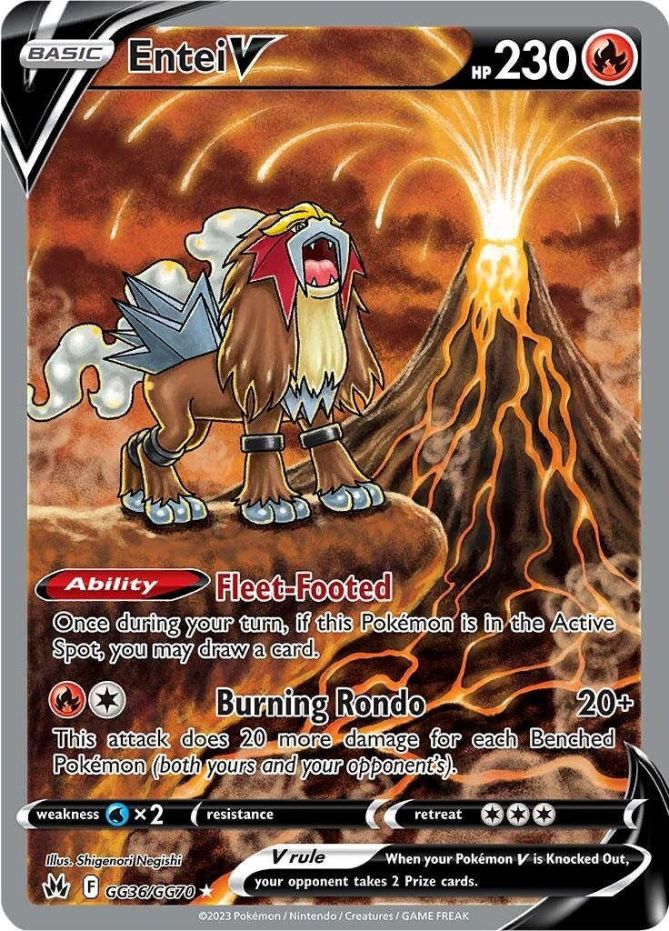 Entei V (GG36/GG70) [Sword & Shield: Crown Zenith] - Card Brawlers | Quebec | Canada | Yu-Gi-Oh!