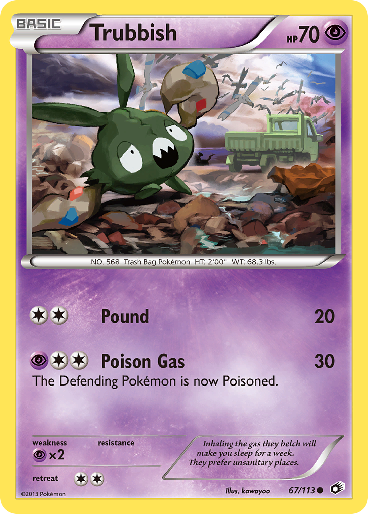 Trubbish (67/113) [Black & White: Legendary Treasures] - Card Brawlers | Quebec | Canada | Yu-Gi-Oh!