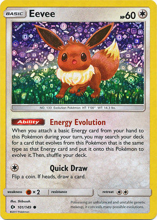Eevee (101/149) (General Mills Promo) [Sun & Moon: Base Set] - Card Brawlers | Quebec | Canada | Yu-Gi-Oh!