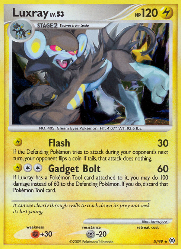 Luxray (5/99) [Platinum: Arceus] - Card Brawlers | Quebec | Canada | Yu-Gi-Oh!