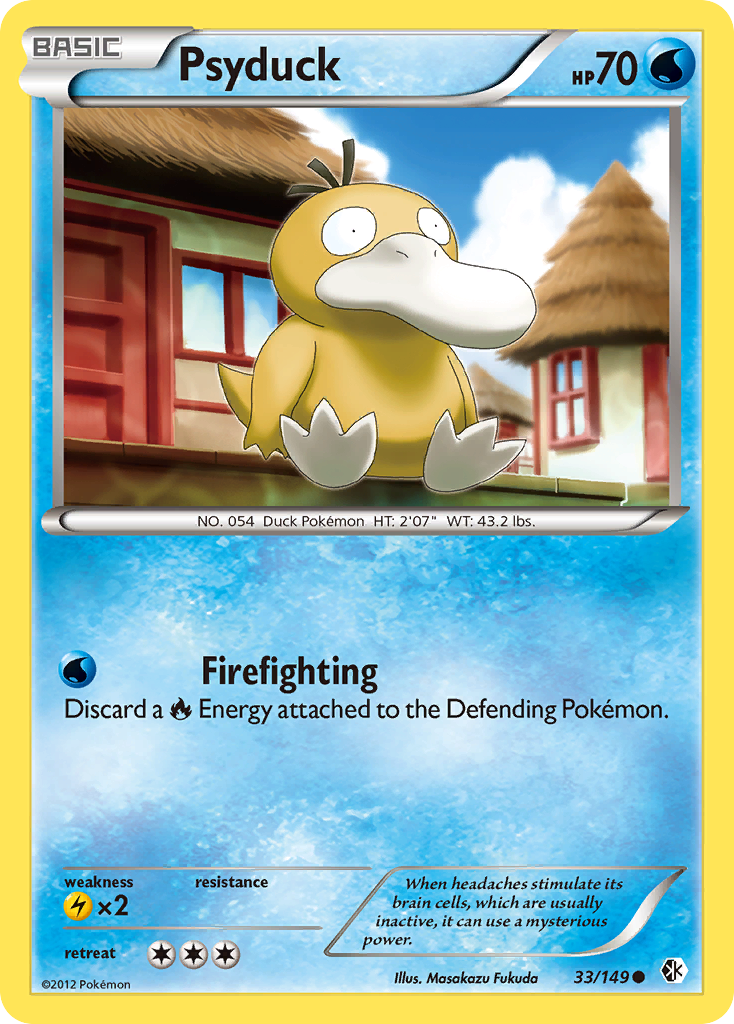 Psyduck (33/149) [Black & White: Boundaries Crossed] - Card Brawlers | Quebec | Canada | Yu-Gi-Oh!