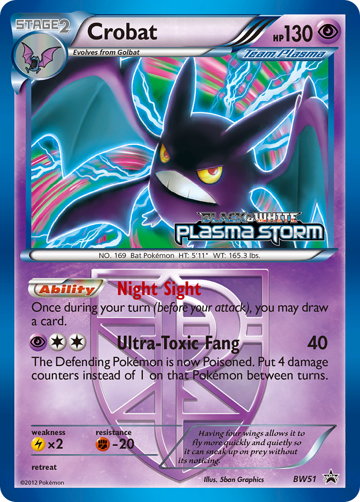 Crobat (BW51) [Black & White: Black Star Promos] - Card Brawlers | Quebec | Canada | Yu-Gi-Oh!