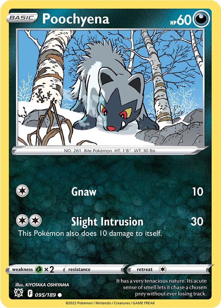 Poochyena (095/189) [Sword & Shield: Astral Radiance] - Card Brawlers | Quebec | Canada | Yu-Gi-Oh!