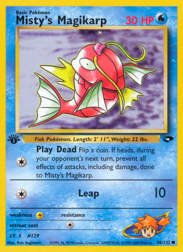 Misty's Magikarp (88/132) [Gym Challenge 1st Edition] - Card Brawlers | Quebec | Canada | Yu-Gi-Oh!