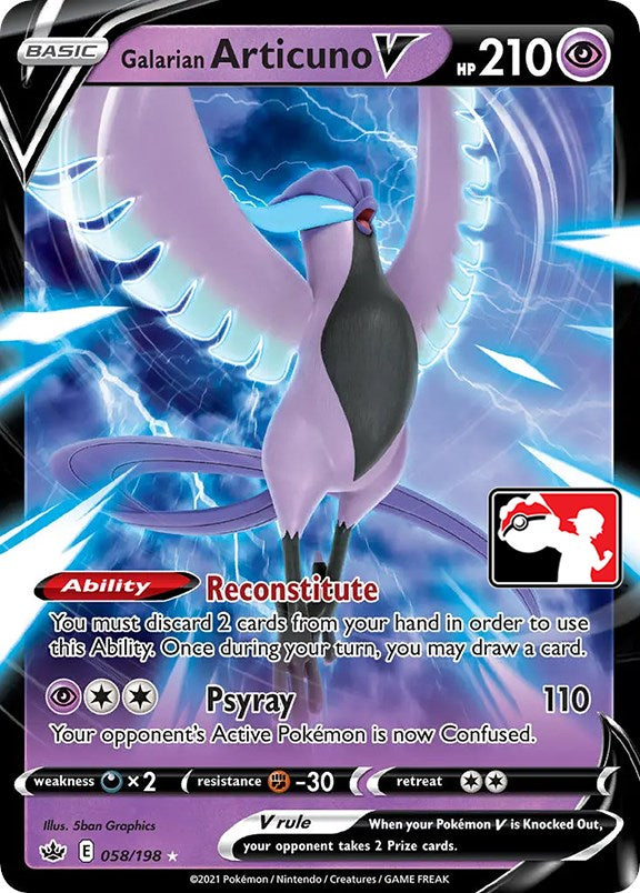 Galarian Articuno V (058/198) [Prize Pack Series One] - Card Brawlers | Quebec | Canada | Yu-Gi-Oh!