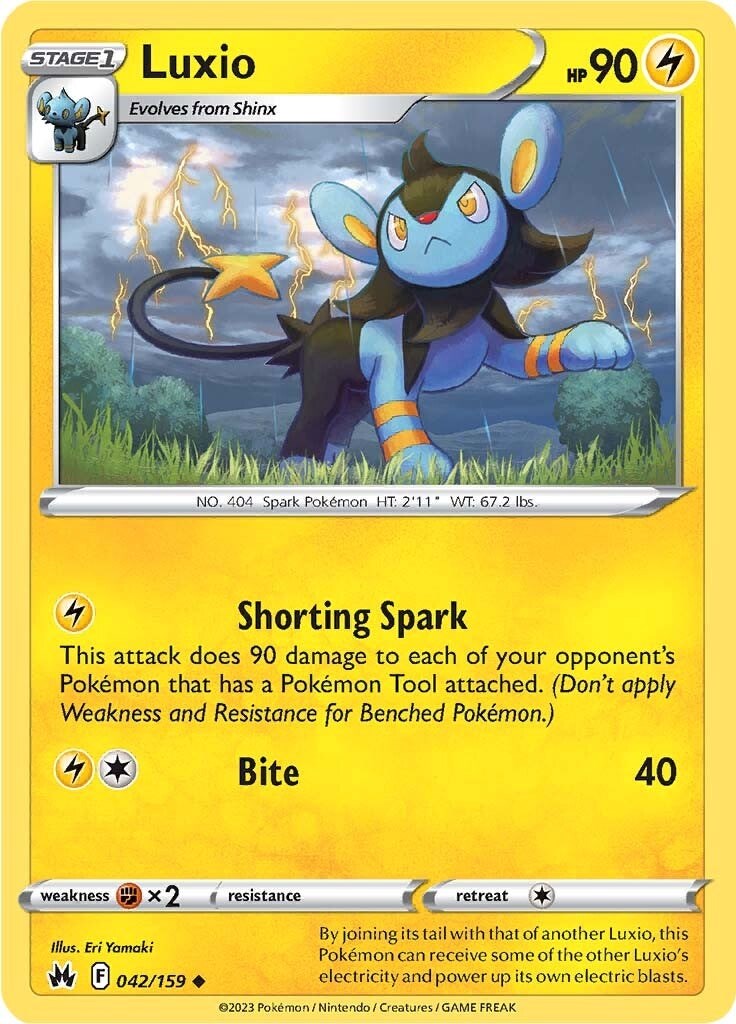 Luxio (042/159) (42) [Sword & Shield: Crown Zenith] - Card Brawlers | Quebec | Canada | Yu-Gi-Oh!
